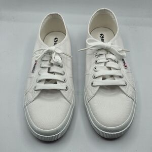Superga White Classic Canvas Sneakers